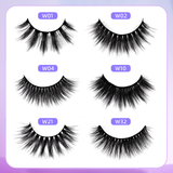 3 Pairs False Eyelashes with Blue Box W21