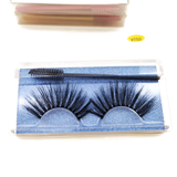 25MM Faux Mink Lashes Colorful Box With Lash Brush VT03