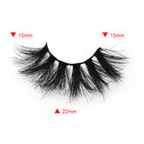 25MM Real Mink False Eyelashes ME20 (Pink Box)